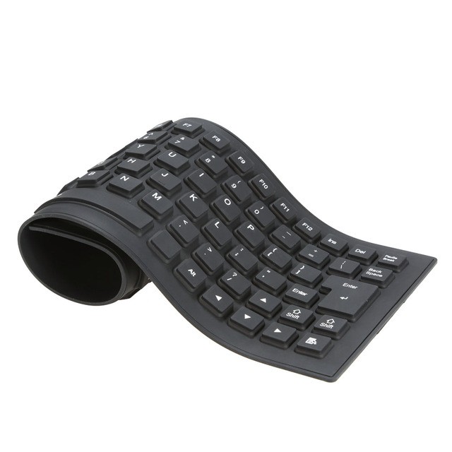 Jual Keyboard Flexible Usb Bisa Dilipat, Elastis Dan Aman Dari Air