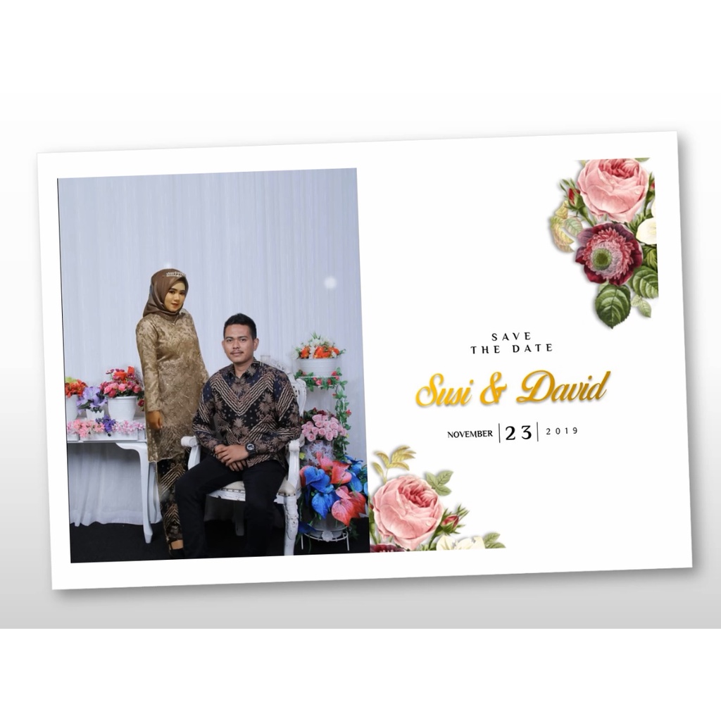 DC-020 UNDANGAN VIDEO PERNIKAHAN / UNDANGAN PERNIKAHAN VIDEO  / UNDANGAN VIDEO NIKAH / UNDANGAN DIGI