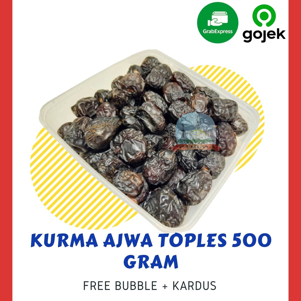 

COD Kurma Ajwa 500 Gram / Ajwa Madinah / Kurma Ajwa Premium / Kurma Nabi