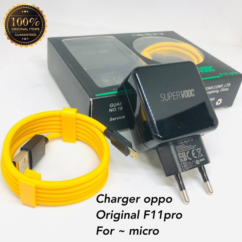 TRAVEL CHARGER OPPO F11PRO FOR MICRO SUPER VOOC PROMO SEN