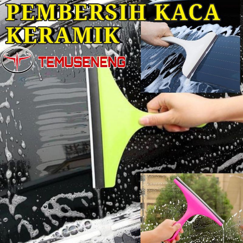 Sapu Pembersih Kaca / Wiper Mobil / Lap Karet Pel Jendela Lantai Cleaner