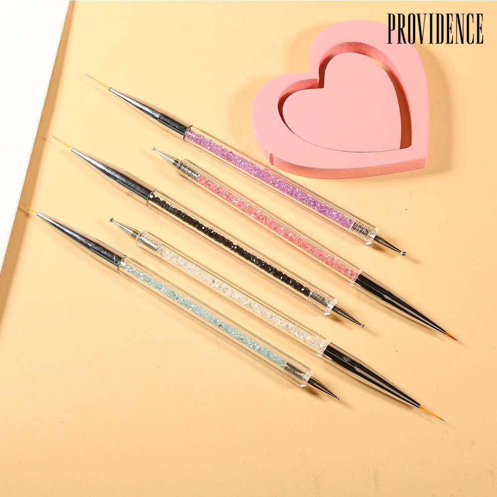 Providence 5Pcs/Set Pro Nail Art Drawing Dotting Pen Rhinestone Picker DIY Manicure Tool