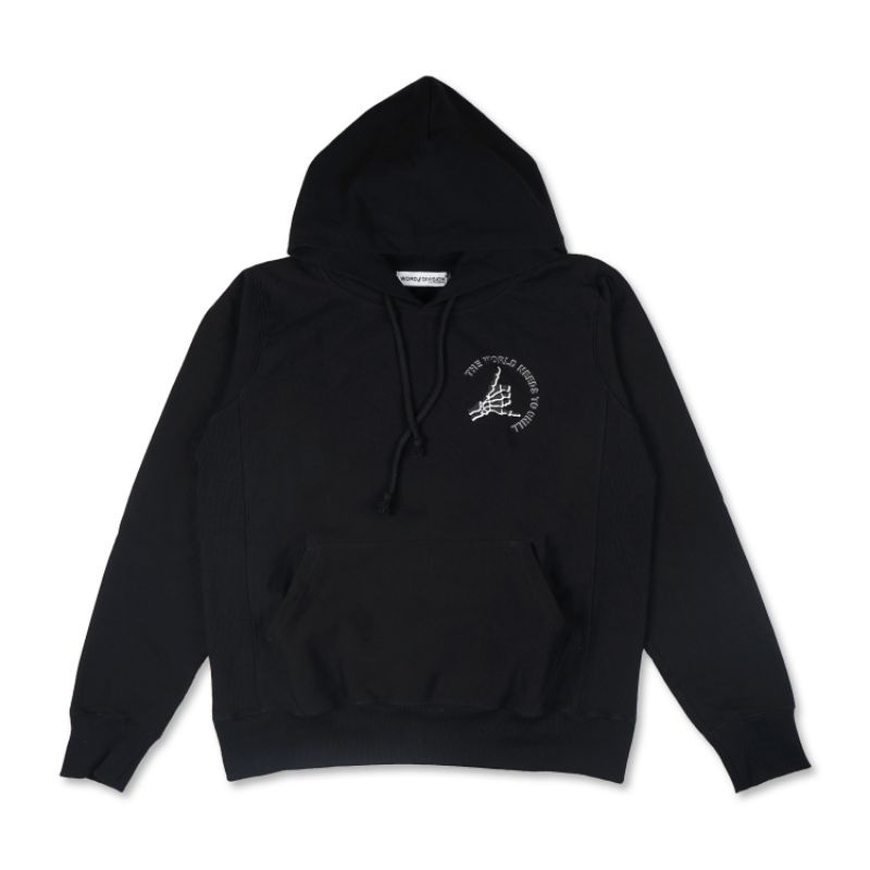 WORD DIVISION - CH//FOUNDATION HOODIE - BLK