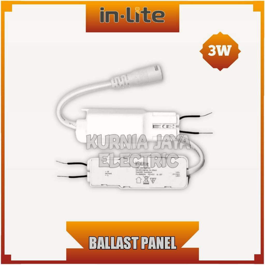 INLITE INDP 3W LED DRIVER TRAVO / BALAST PANEL LED DOWNLIGHT 3 WATT