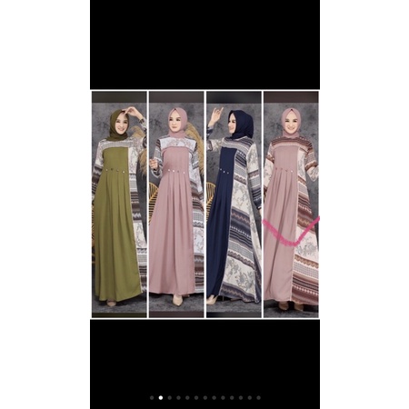 REFERENSI GAMIS SILVIA DRESS JAVINA