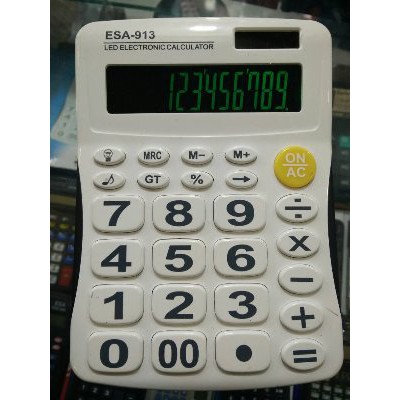 

Dijual KALKULATOR ESA E 913 BIG KEY SOUND BEEP t erbatas