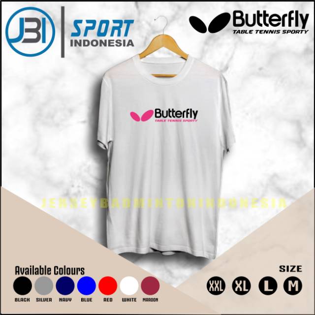 Baju Tenis Meja- Kaos Tenis Meja- Baju Tenis- Seragam Tenis Maja- But fly Distro - Tenis Meja Distro