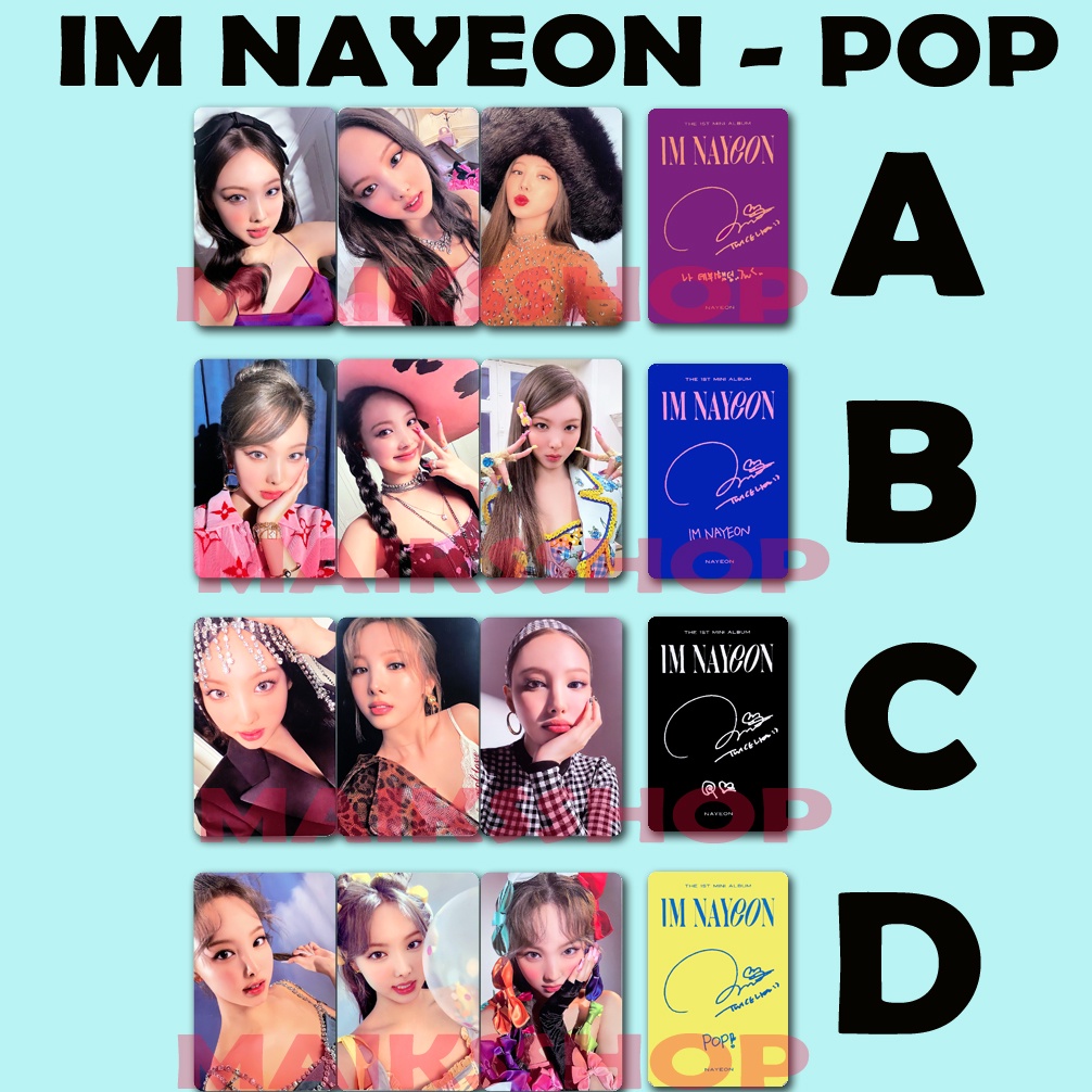 Twice Nayeon Pop Unofficial Photocard