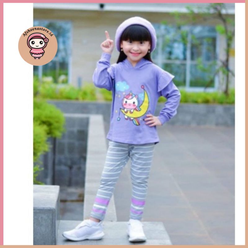 Afsheenastore Set Hoodie Unicorn By Baby Sweet