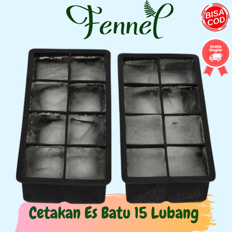 Cetakan Es Batu Model Cube 15 Lubang DY0971