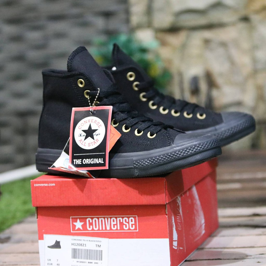 Sepatu Converse 1970s Black Gold