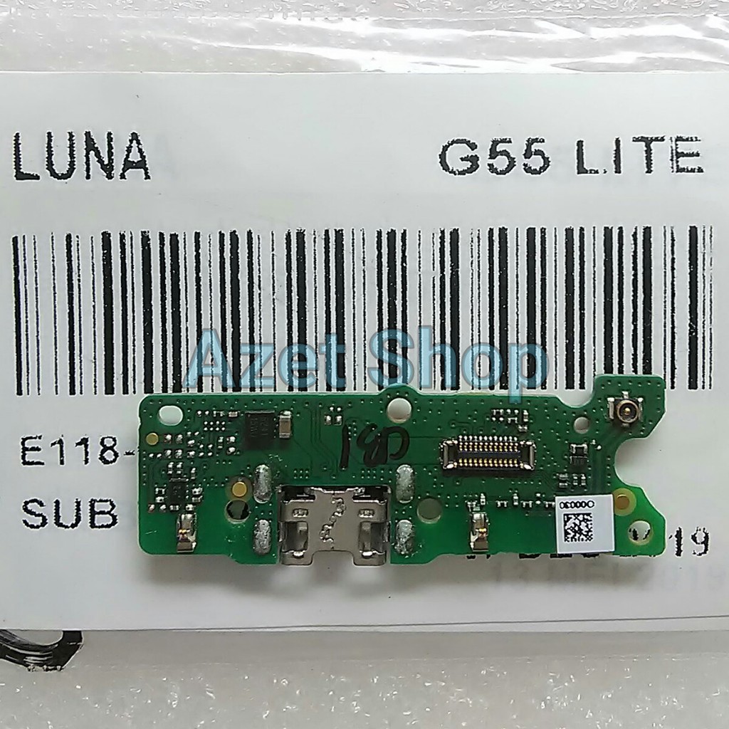 Luna G55 Lite Papan Konektor Charger Mic Original Chas Ori