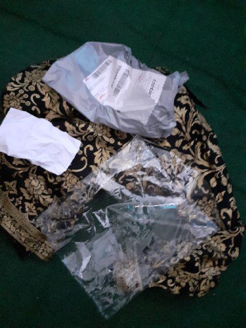 Nayshi Batik Hrb026 Baju Kemeja Batik Hem Sogan Prada Tulis Halus Original Bakung Gold Best Seller