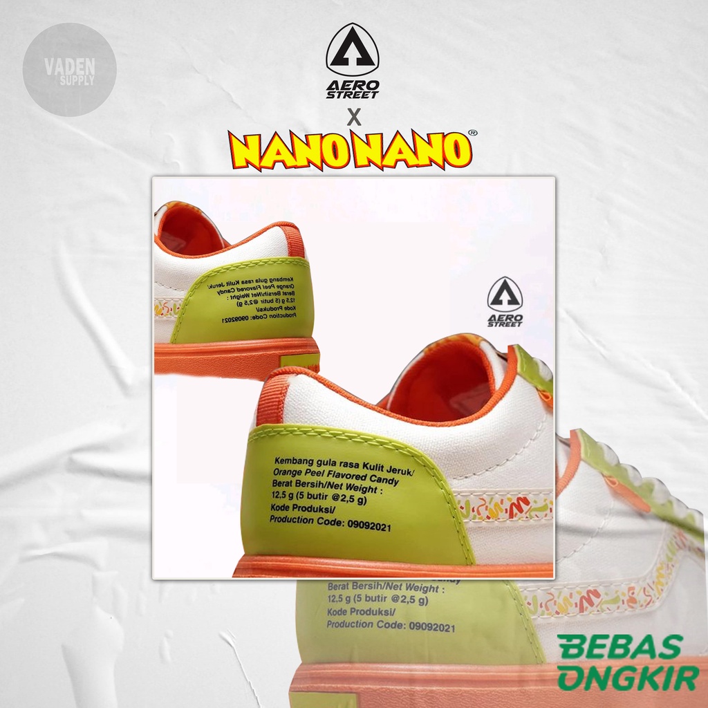 Sepatu Aerostreet x Nano Nano - Rasa Jeruk - Original