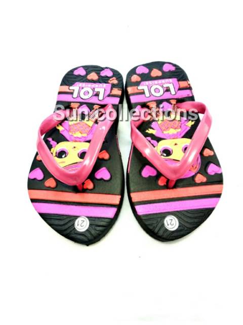 Termurah!!! Sandal Jepit Karakter anak baby Girl