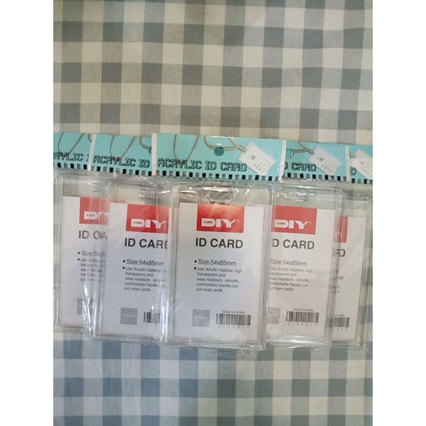 id card holder acrylic kejea mr diy