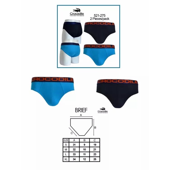 CD COWOK CROCODILE 521-275 ASLI