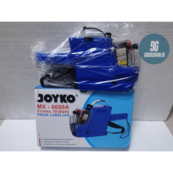 

Alat Label Harga 2 Baris 10 Digit Price Label Joyko MX 6600 SKU061