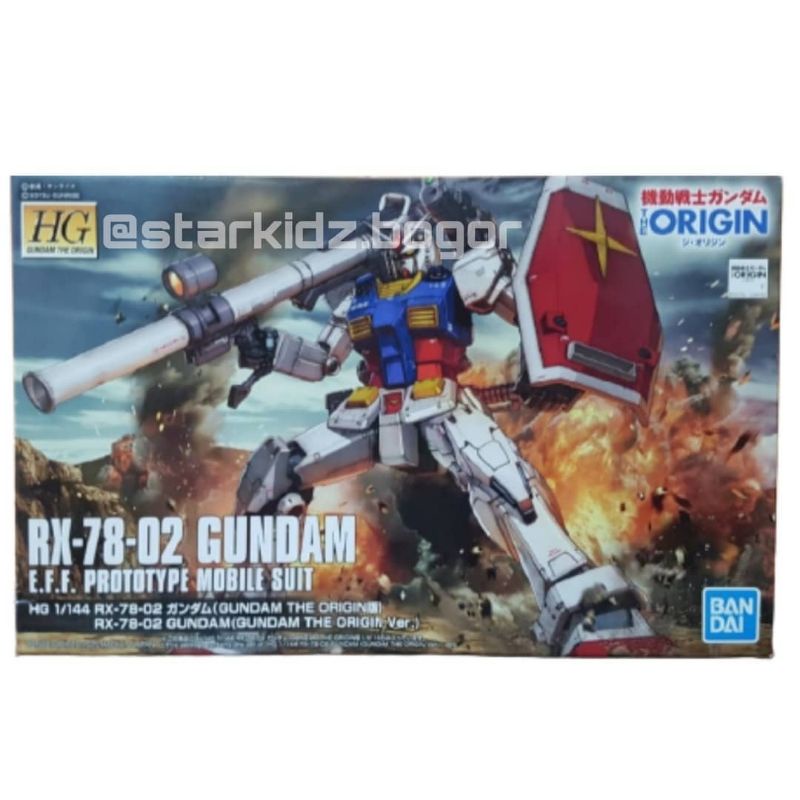 BANDAI HG 1/144 RX-78-02 Gundam The Origin Ver.