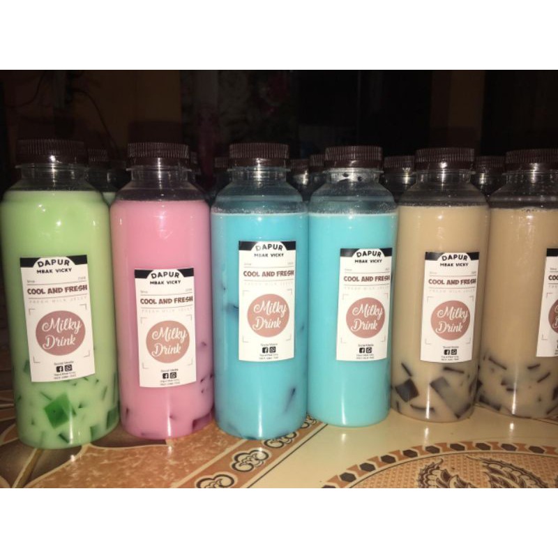 

MILKY JELLY DRINK | Dapur Mbak Vicky