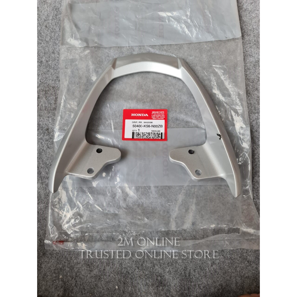 Mdr BEHEL GRIP RR SHIMER SILVER METAL SONIC 150R ORI AHM 50400-K56-N00ZB