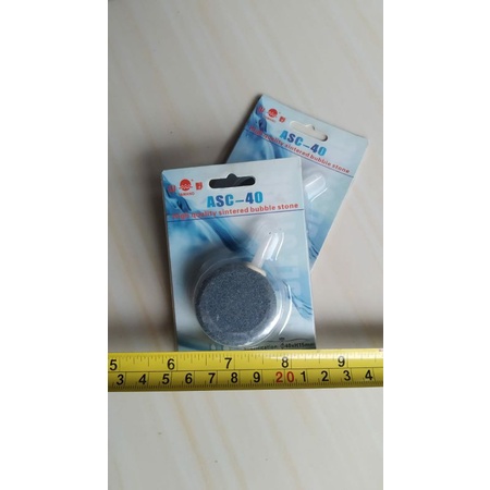 airstone batu aerator batu gelembung udara 4cm pipih bulat