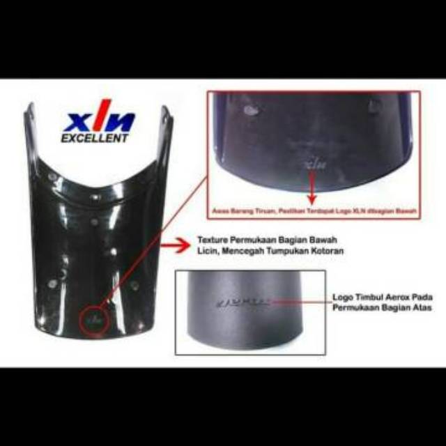 Sambungan spakbor depan yamaha aerox 155
