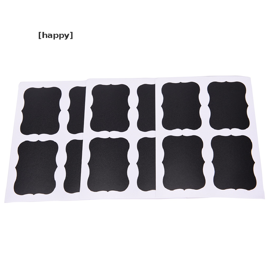 36pcs Stiker Label Desain Papan Tulis Untuk Dapur