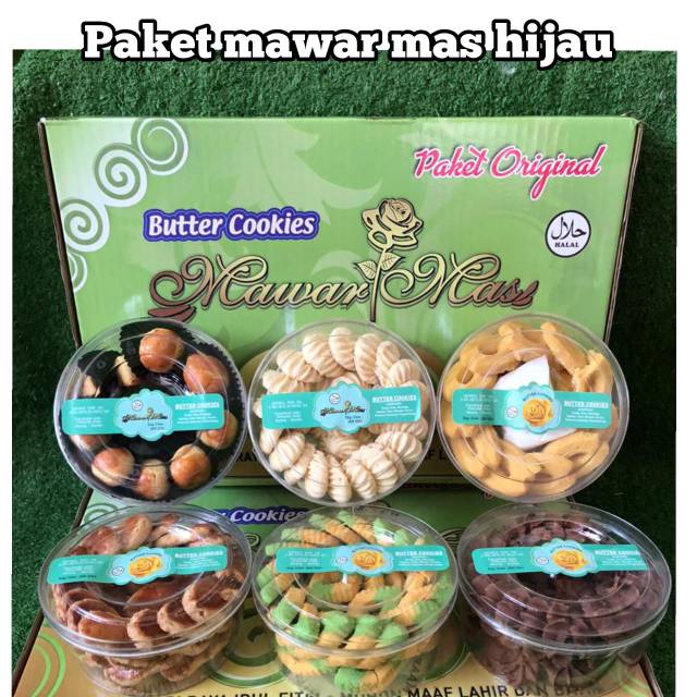 

Paket mawar mas hijau