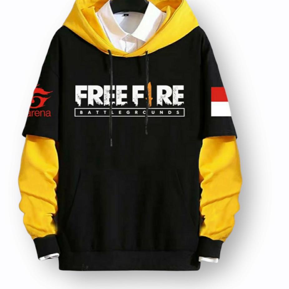 Paling Disukai.. Jaket Free Fire Anak Umur 4-13 thn Hoodie Sweater Ff Anak anak Laki laki Cowok Baha