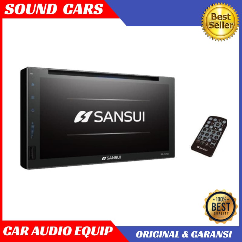 Double din Avanza Xenia Tape Mobil Head Unit SANSUI SA 5202i Best Quality Garansi Original