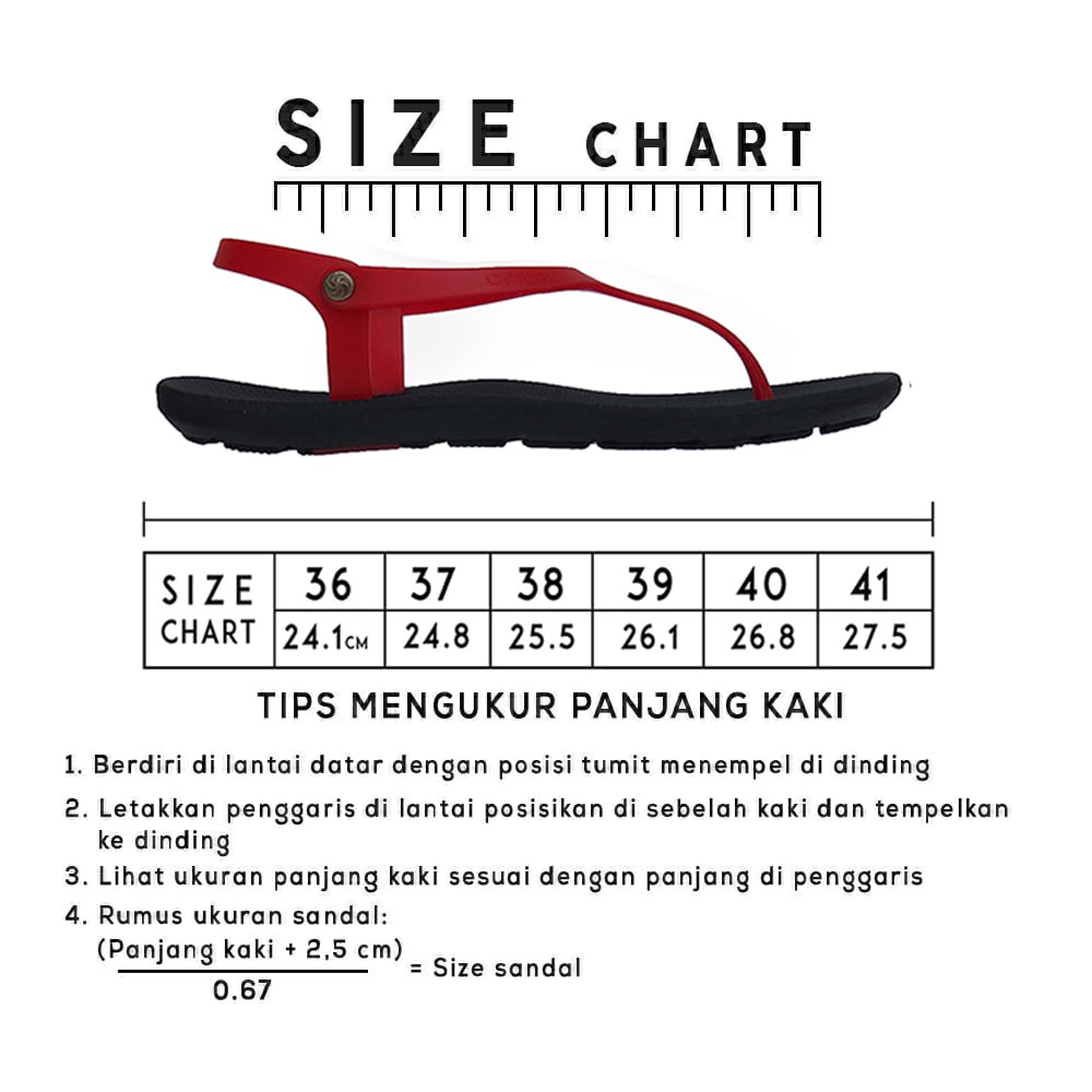 Camou Sendal - MILEA All Varian Sandal Tali Jepit Wanita Casual Flat Anti Slip Licin Kuat Tidak Mudah Putus Tersedia Ukuran 36-41