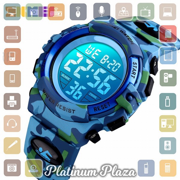 SKMEI Kids Jam Tangan Digital Anak - 1548 - Camouflage`2H1K1A-