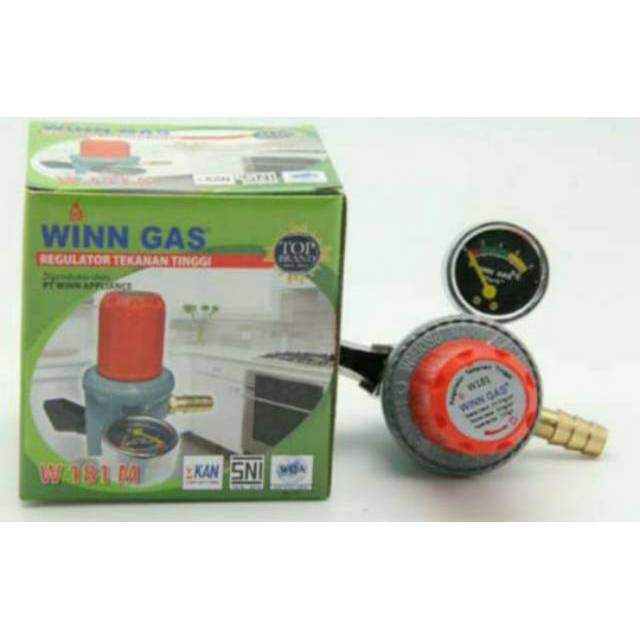 Winn Gas . 181 Meter , Win Gas  . Regulator LPG  , Tekanan Tinggi , Regulator Restoran