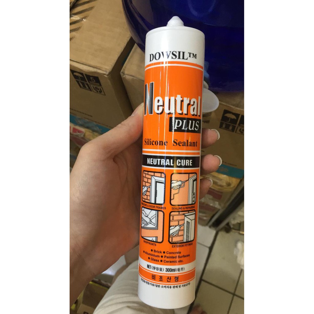 

[[BISA COD]] Dow corning neutral plus/silikon kaca/lem kaca/lem untuk kaca
