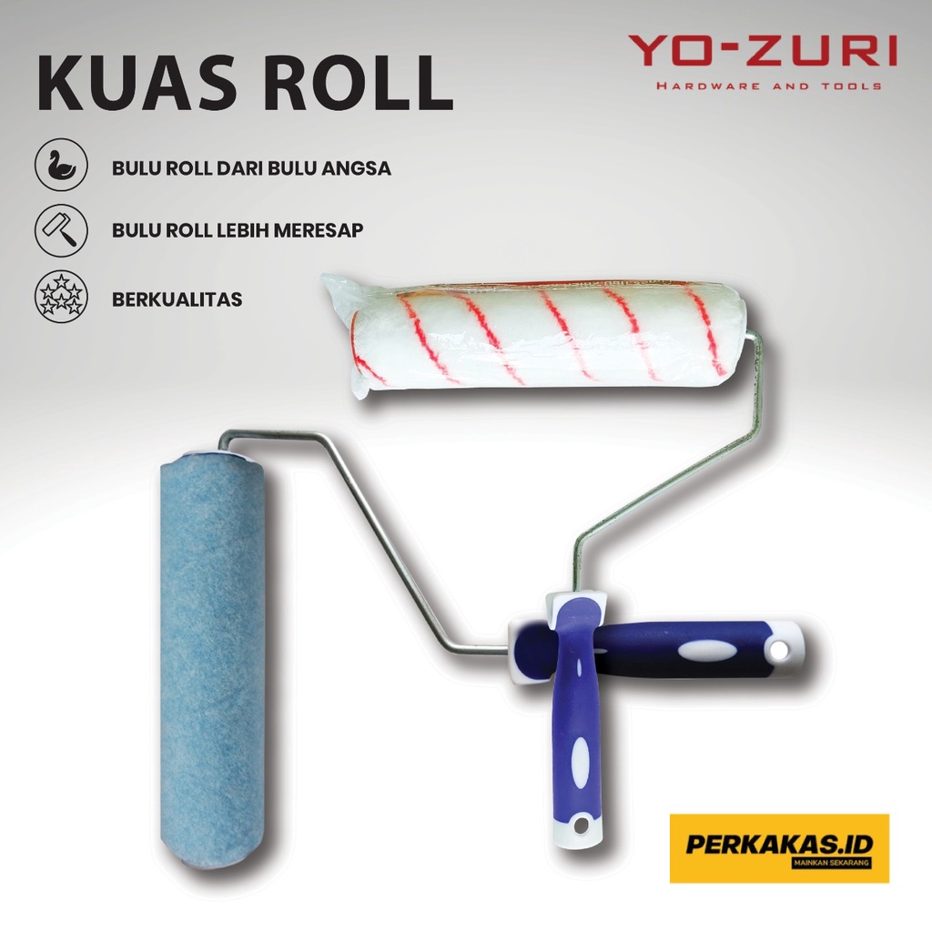 Kuas Roll Cat Dinding 9 Inch 1Set YOZURI