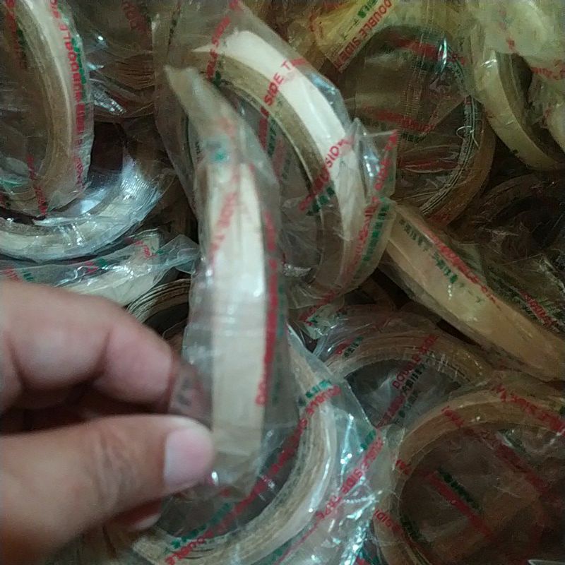 

[Bismillah] SOLASI DOUBLE | DOUBLE TAPE LEBAR ± 0,5 INCH | 10-13 MM