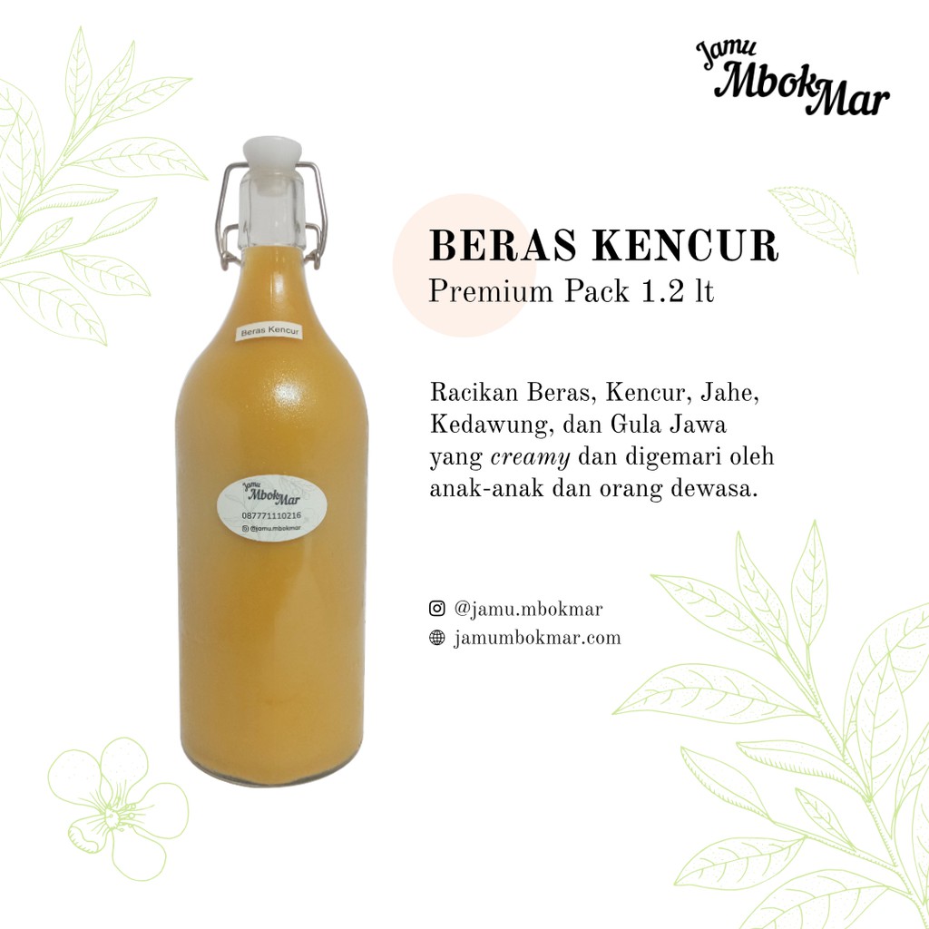 

Beras Kencur Premium Pack 1,2lt