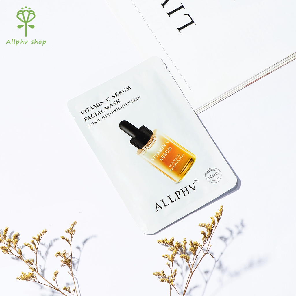 【Baru】Allphv Face Masker sheet mask Vitamin C Brightening Moisturizing skin care anti aging Masker Wajah