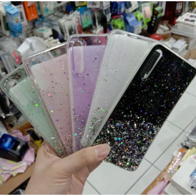 SOFTCASE BLING GLITER CLEAR PREMIUM CASE SAMSUNG A70