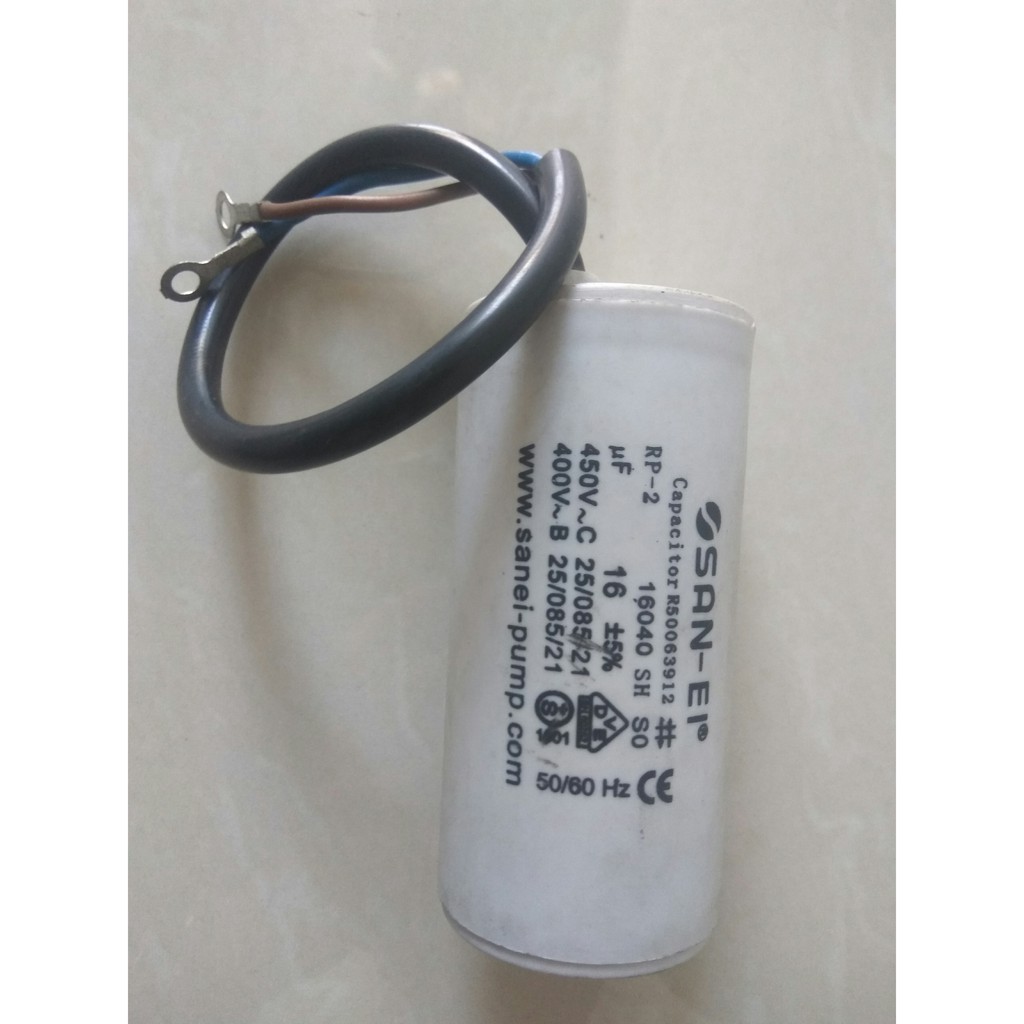 San-ei Kapasitor Pompa Air Bulat 16 uf