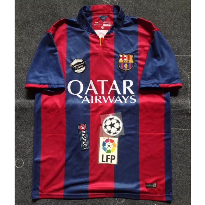 JERSEY BARCA 2014 2015 14 15 RETRO BARCELONA 13 12 2013 11 10 2012