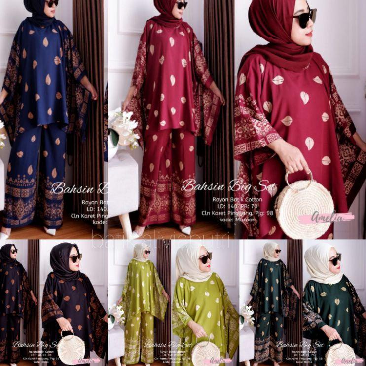 BIF.31My22ᵁ– Bahsin Big Set Setelan Waka Jumbo//Setelan Muslim Wanita By Ori Amelia