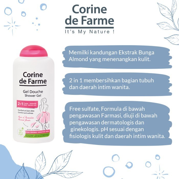 Corine De Farme Shower Gel 2 in 1 (250 ml)