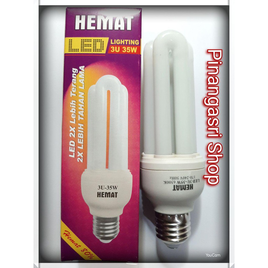 LED HEMAT 2U 20W / 3U 35W LED JARI 20 35 W 35WATT MURAH / LED JARI / LED LILIN 20 35