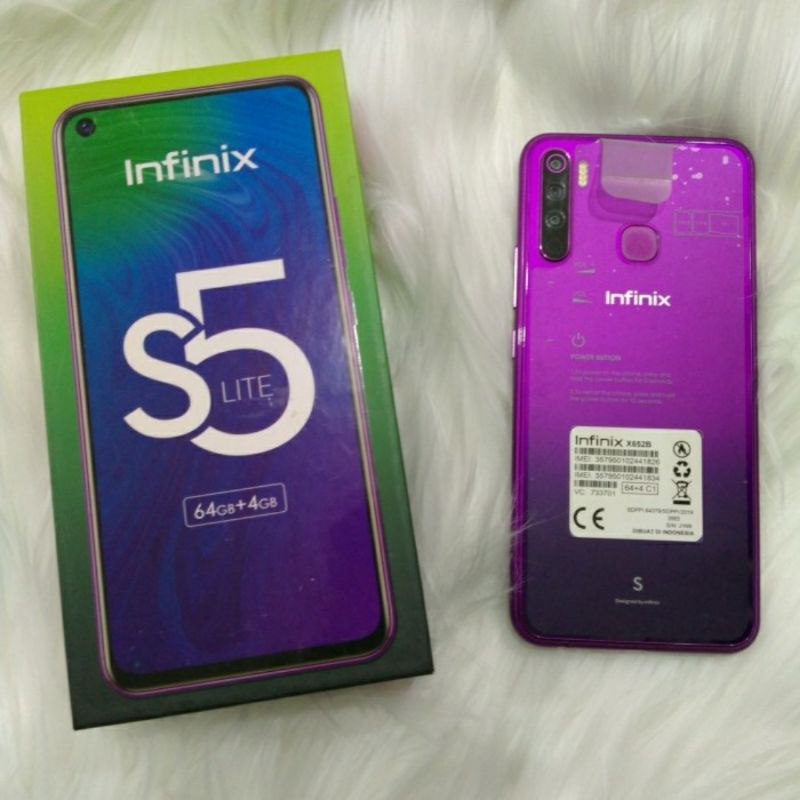 INFINIX S5 LITE 4/64GB SECOND MULUS FULLSET