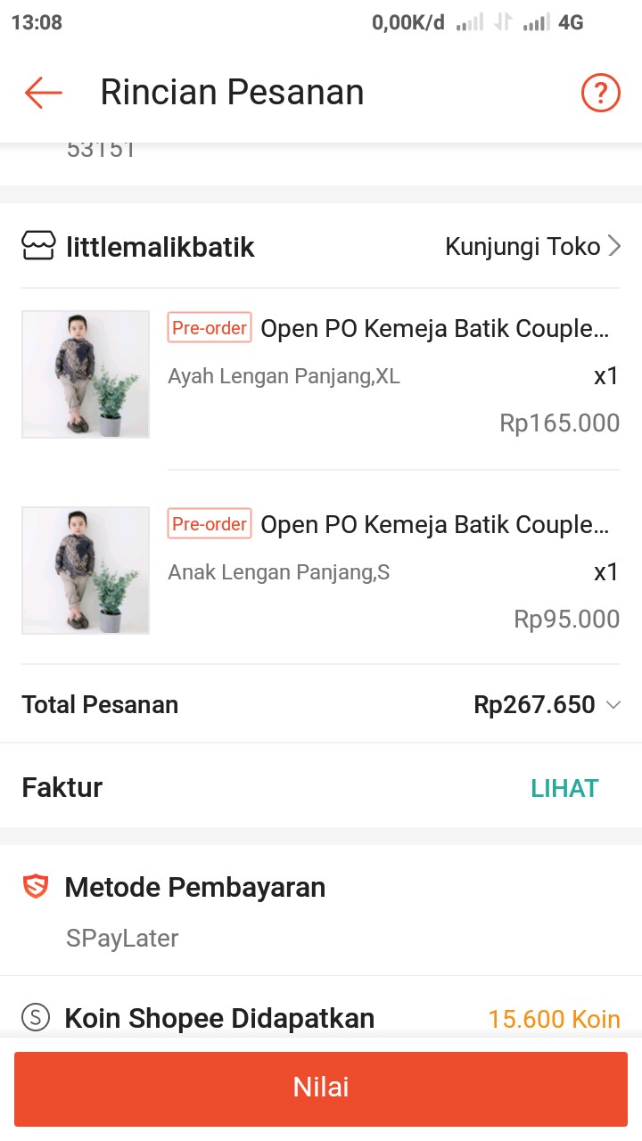 Open Preorder Kemeja Batik Couple Anak & Ayah Panjang / Pendek