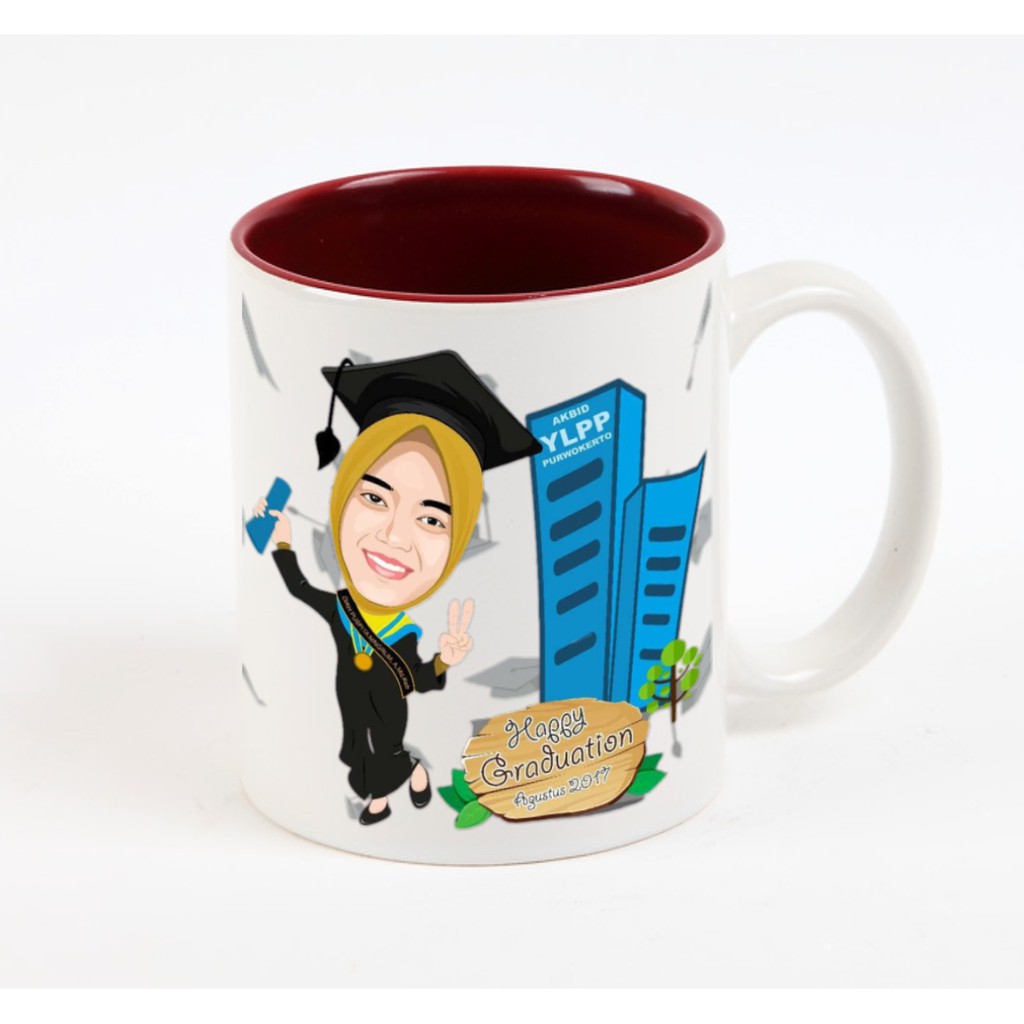 MUG SABLON KADO WISUDA UNIK