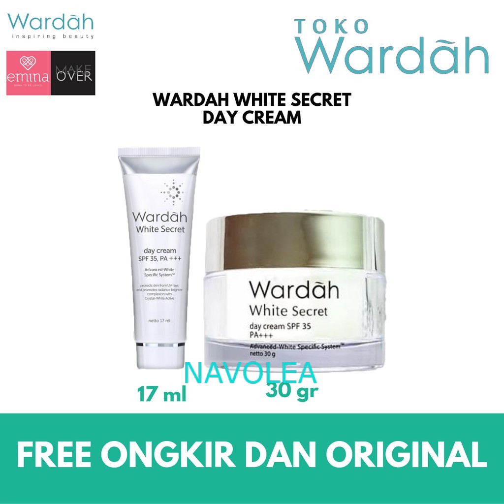 [READY!] Wardah White Secret Day Cream NAVOLEA