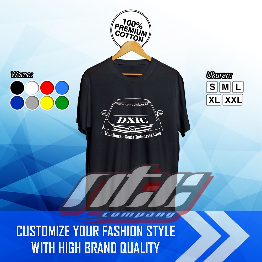 Kaos Baju Mobil Daihatsu Xenia Indonesia Club DXIC Kaos Otomotif Terbaru - NTC Company